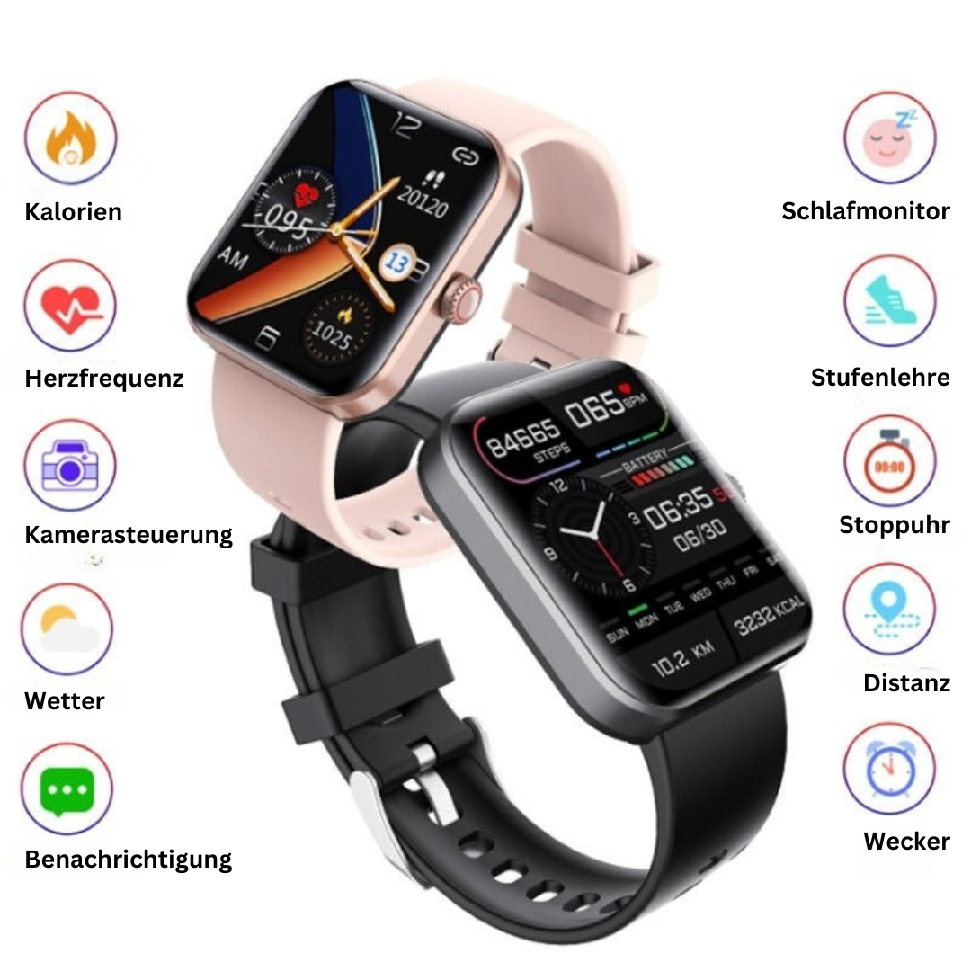 Smart Health Monitor Watch | Advanced Fitness Tracking Display
