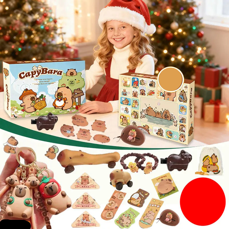 Christmas Advent Calendar for Kids | 24 Capybara Themed Surprises