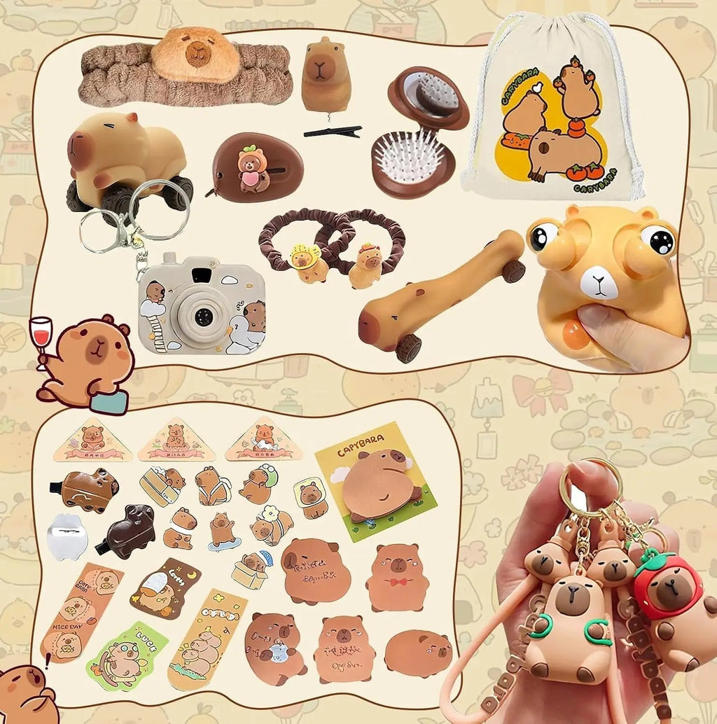 Christmas Advent Calendar Kids | 24 Capybara Themed Surprises