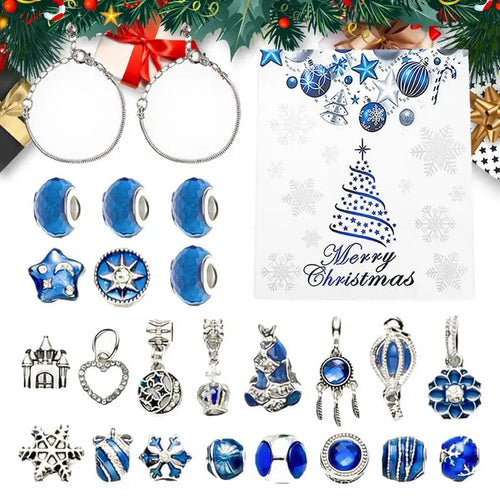 Christmas Jewelry Advent Calendar | 22-Piece DIY Charm Set