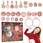 Christmas Jewelry Advent Calendar | 22 Charm Bracelet Making Set