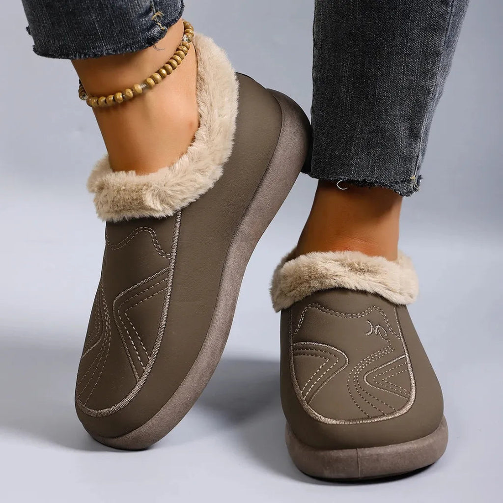 Women's Orthopedic Slippers | Warm Fur Lined Support Shoes