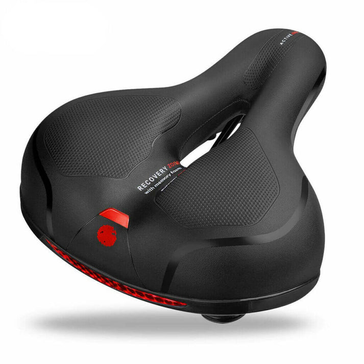 Gel Padded Bicycle Saddle | Shock Absorbing Memory Foam Comfort Seat