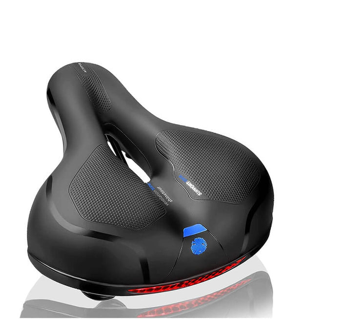 Gel Padded Bicycle Saddle | Shock Absorbing Memory Foam Comfort Seat
