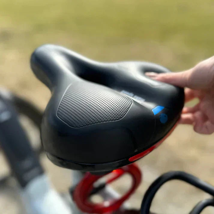 Gel Padded Bicycle Saddle | Shock Absorbing Memory Foam Comfort Seat