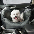 Dog Car Seat Bed | Adjustable Safety Straps and Washable Cover