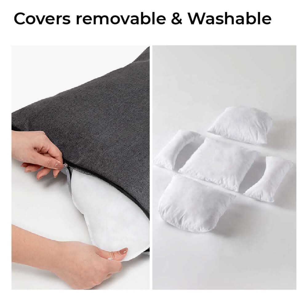 Dog Car Seat Bed | Adjustable Safety Straps and Washable Cover