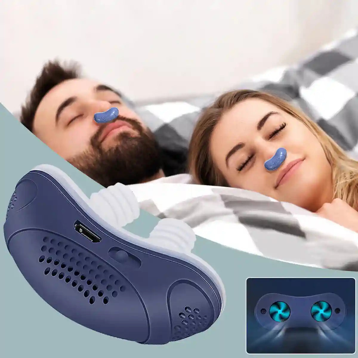 Anti-Snoring Sleep Device | Electric Micro Air Pump System