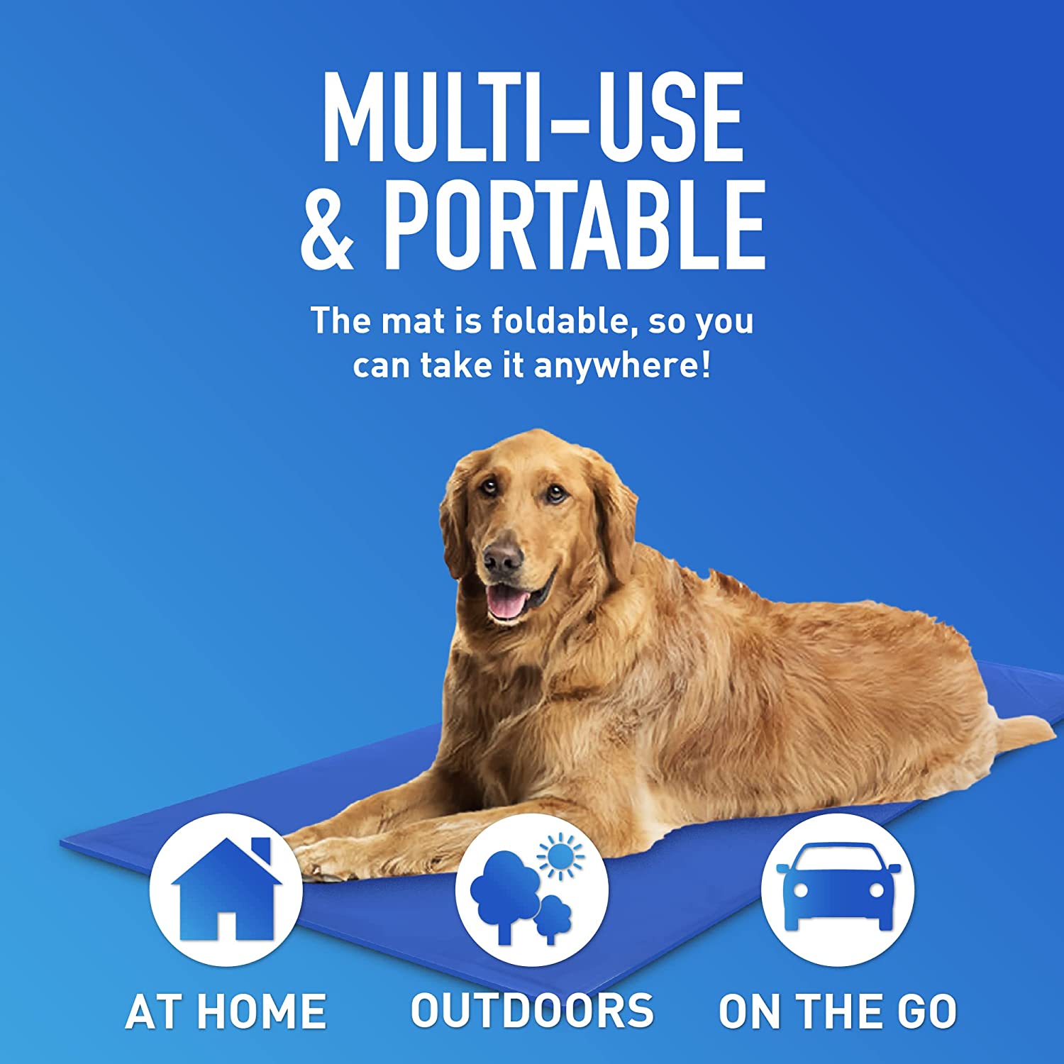 Pet Cooling Mat | Self-Regulating Gel Technology