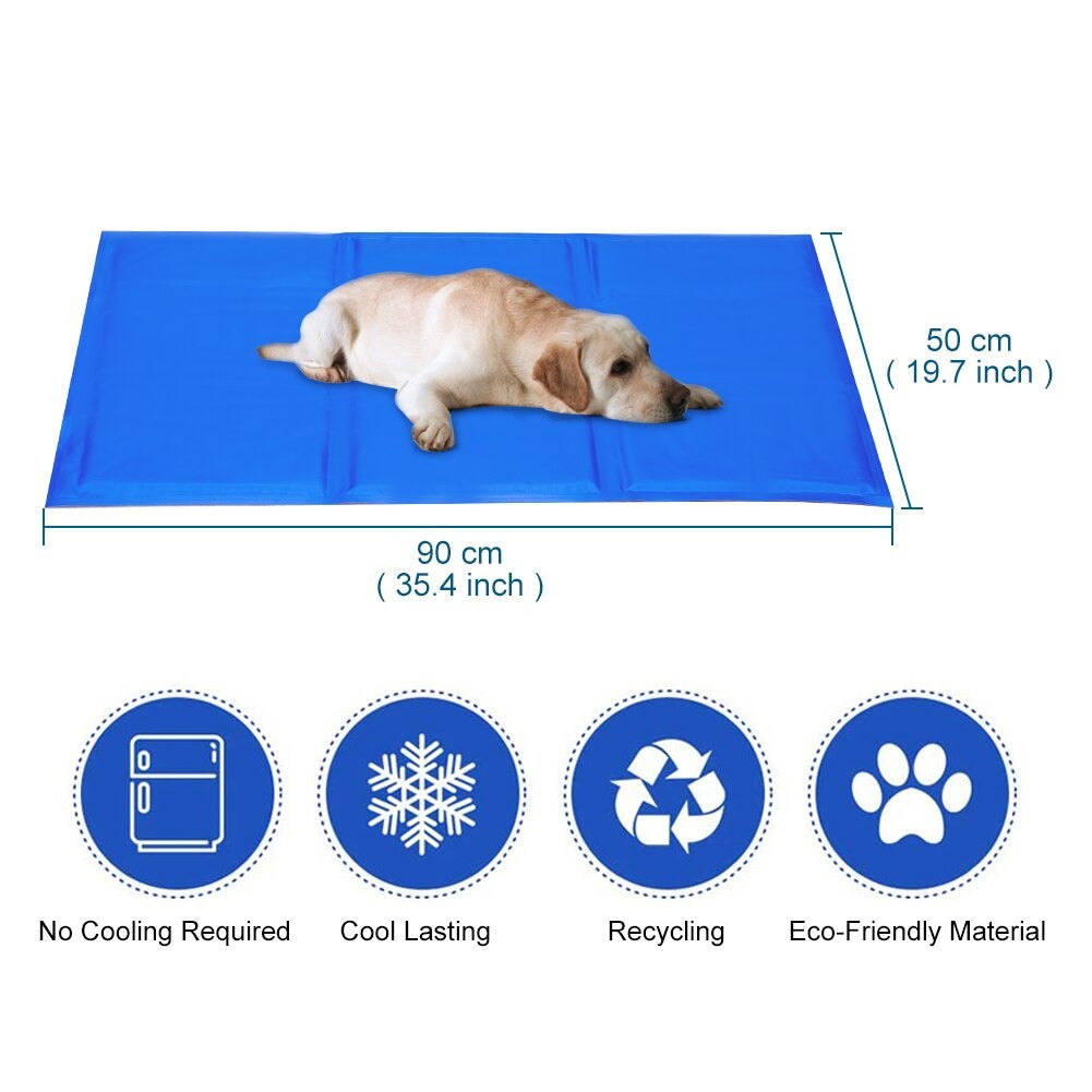 Pet Cooling Mat | Self-Regulating Gel Technology