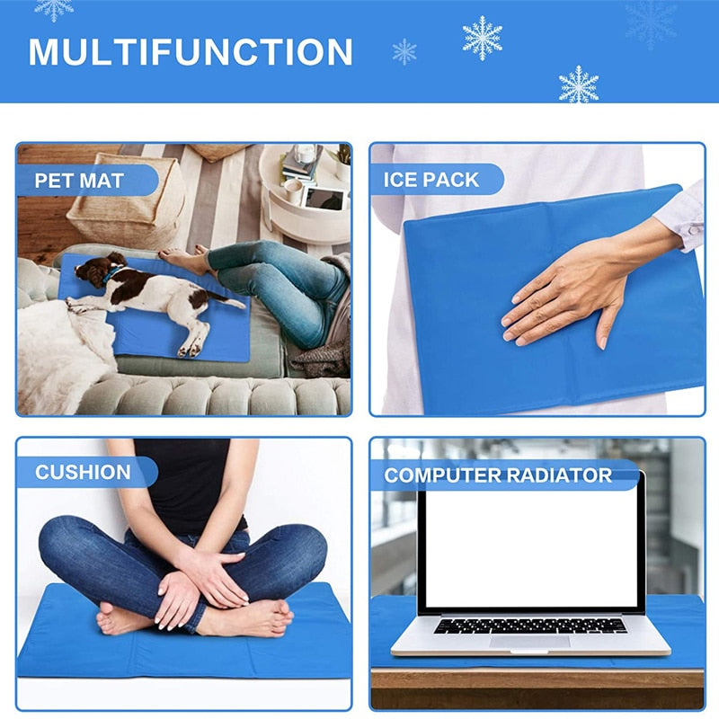 Pet Cooling Mat | Self-Regulating Gel Technology