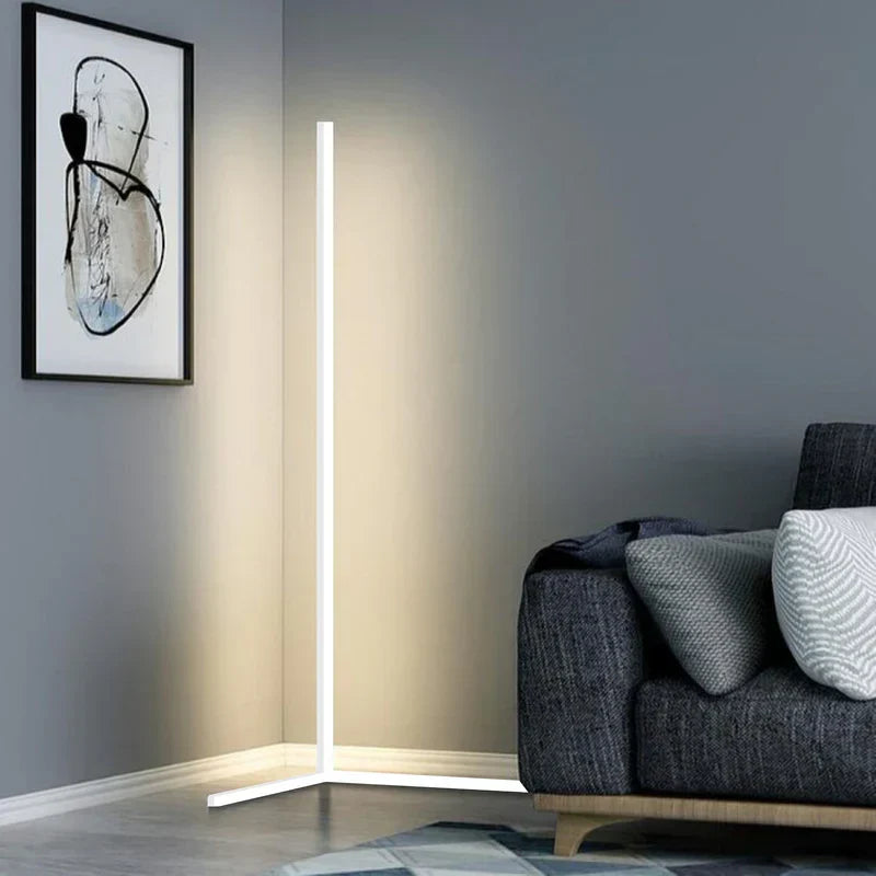 Modern Corner Floor Lamp | RGB Color Changing LED Design