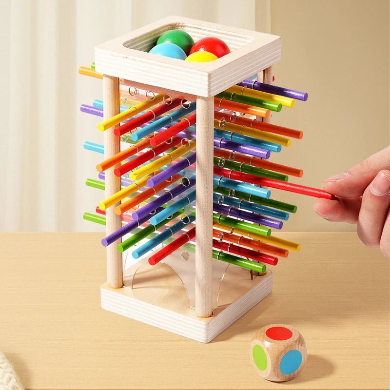 Montessori Counting Rods Set | Colorful Wooden Educational Sticks