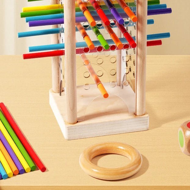 Montessori Counting Rods Set | Colorful Wooden Educational Sticks