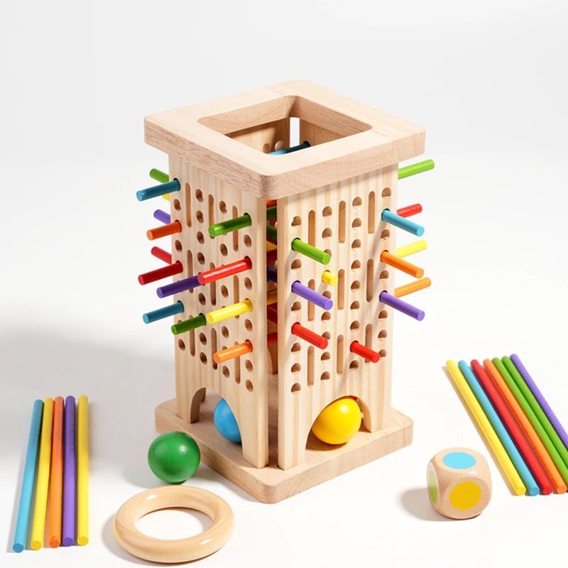 Montessori Counting Rods Set | Colorful Wooden Educational Sticks