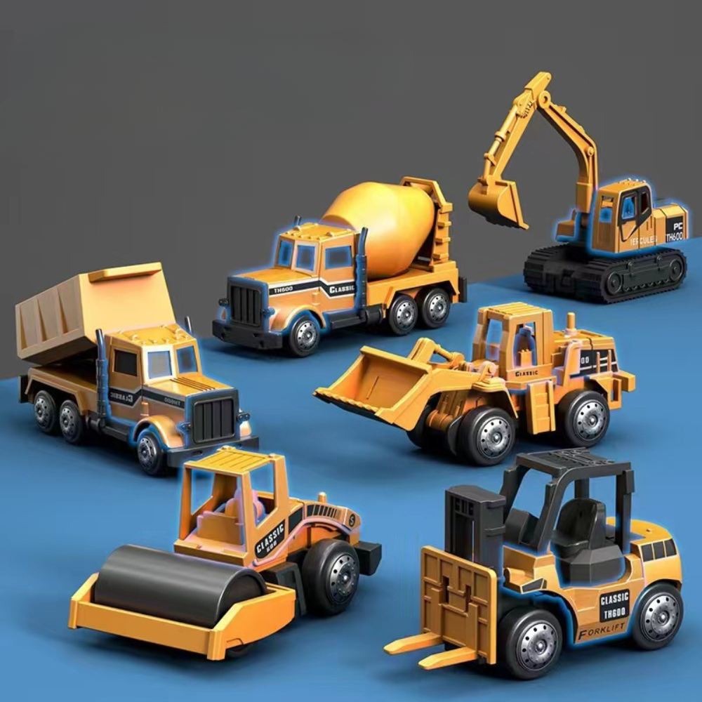 Construction Truck Playset | Interactive Crane with Sound & Light