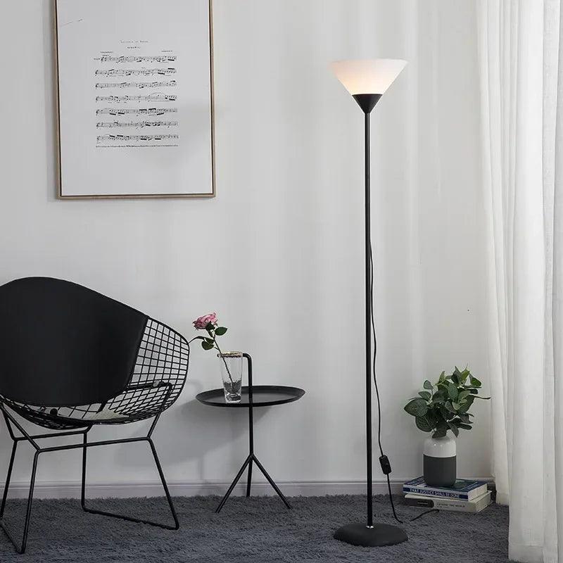 Modern LED Floor Lamp | Minimalist Black Metal Design