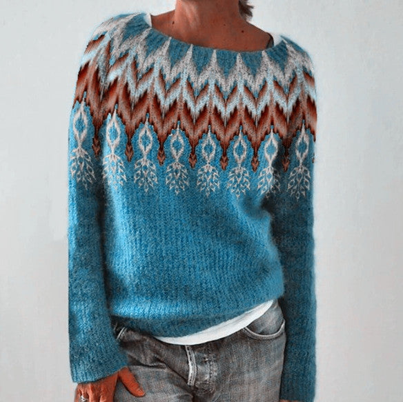 Nordic Winter Sweater | Icelandic Fair Isle Pattern