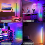 Smart LED Floor Lamp | Minimalist Aluminum Design