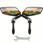 Bike Rearview Mirror | 360° Rotatable Wide-Angle Design