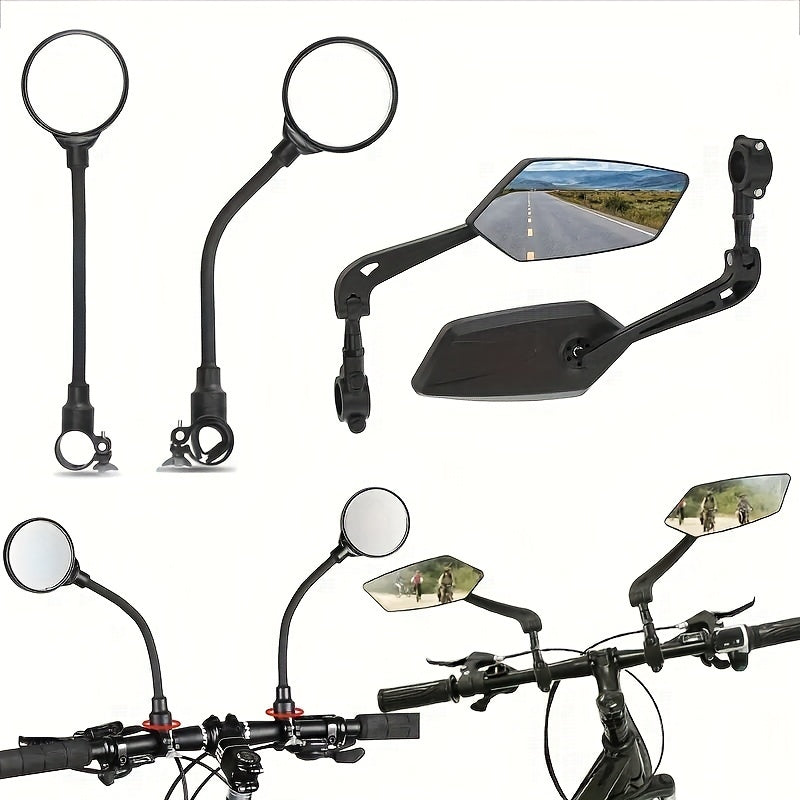 Bike Safety Mirrors | 360° HD Rearview Set