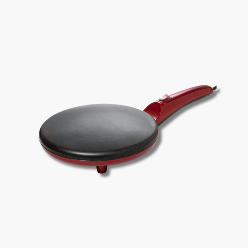 Electric Crepe Maker | Non-Stick 20cm Pancake Pan with Temperature Control