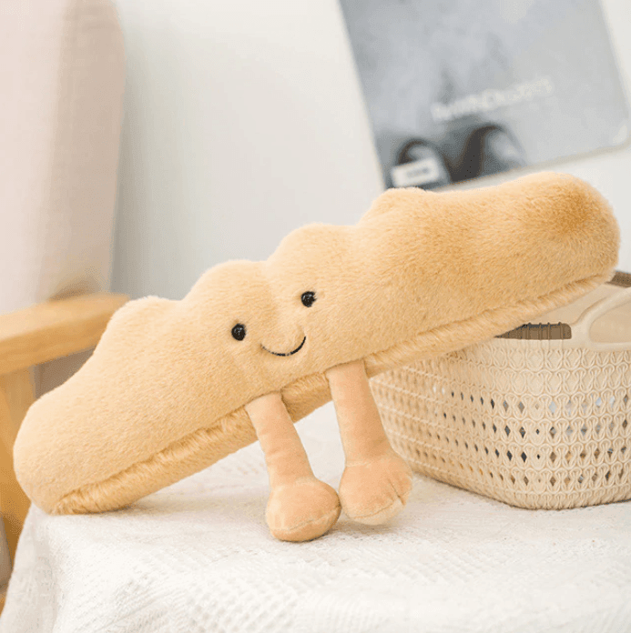 Croissant Plush Toy | Soft Bread Cuddle Companion