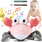 Interactive Crawling Crab Toy | Musical Baby Development Toy with LED Lights