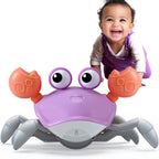 Interactive Crawling Crab Toy | Musical Baby Development Toy with LED Lights