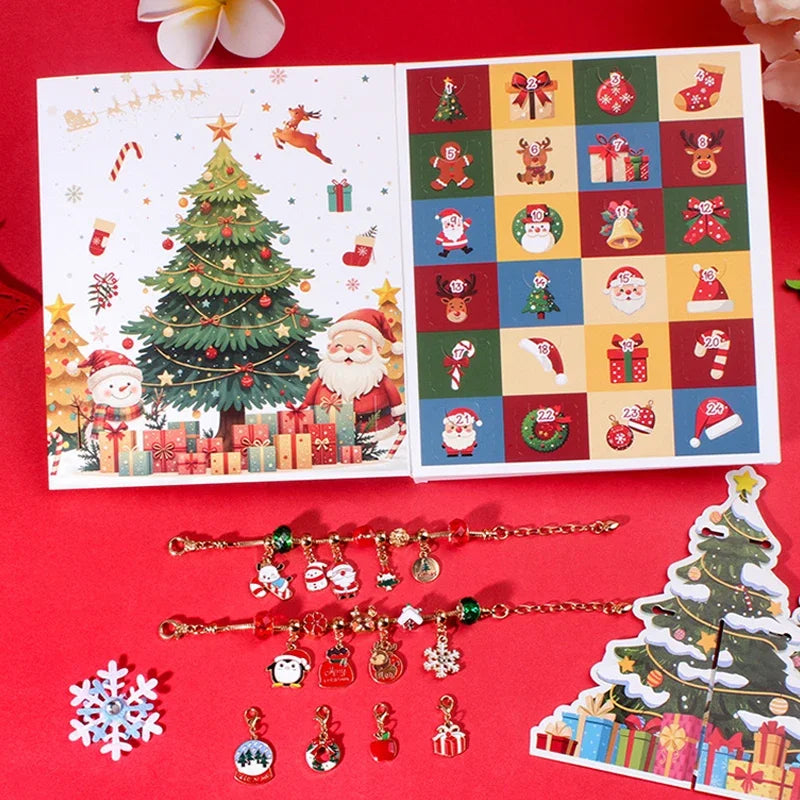 Christmas Countdown Bracelet | 24-Day Advent Calendar Charms