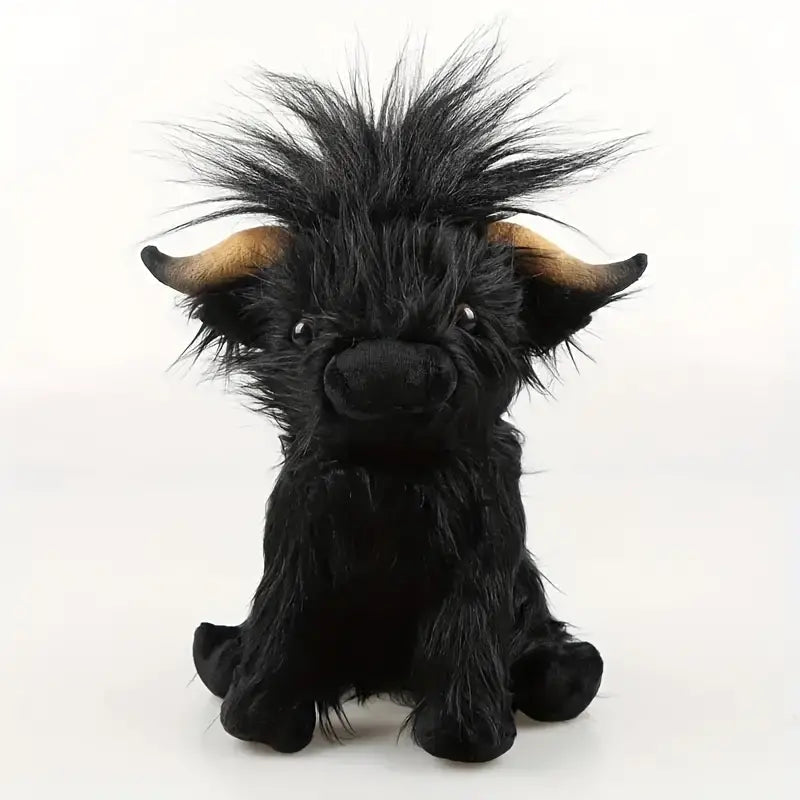 Highland Cow Plush Toy | Soft Stuffed Animal 25cm