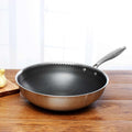 Stainless Steel Frying Pan | Non-Stick Coating with Honeycomb Texture