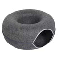 Round Pet Bed | Plush Donut Design With Anti-Slip Base