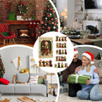 Dog Advent Calendar | 24 Miniature Christmas Ornaments