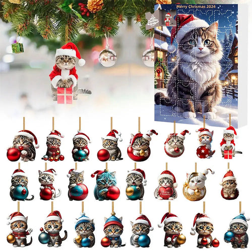 Dachshund Advent Calendar | 24-Day Christmas Countdown with Dog Ornaments