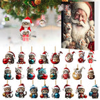 Dachshund Advent Calendar | 24-Day Christmas Countdown with Dog Ornaments