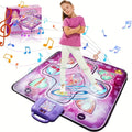 Interactive Dance Mat for Kids | Pink Music Gaming Playmat with Scoring