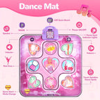 Interactive Dance Mat for Kids | Pink Music Gaming Playmat with Scoring