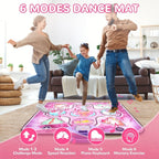 Interactive Dance Mat for Girls | Pink Musical Play Mat with Scoring Function