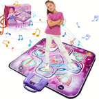 Interactive Dance Mat for Girls | Pink Musical Play Mat with Scoring Function