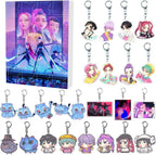 Anime Advent Calendar | 24 Character Keychains Dark Fantasy Theme
