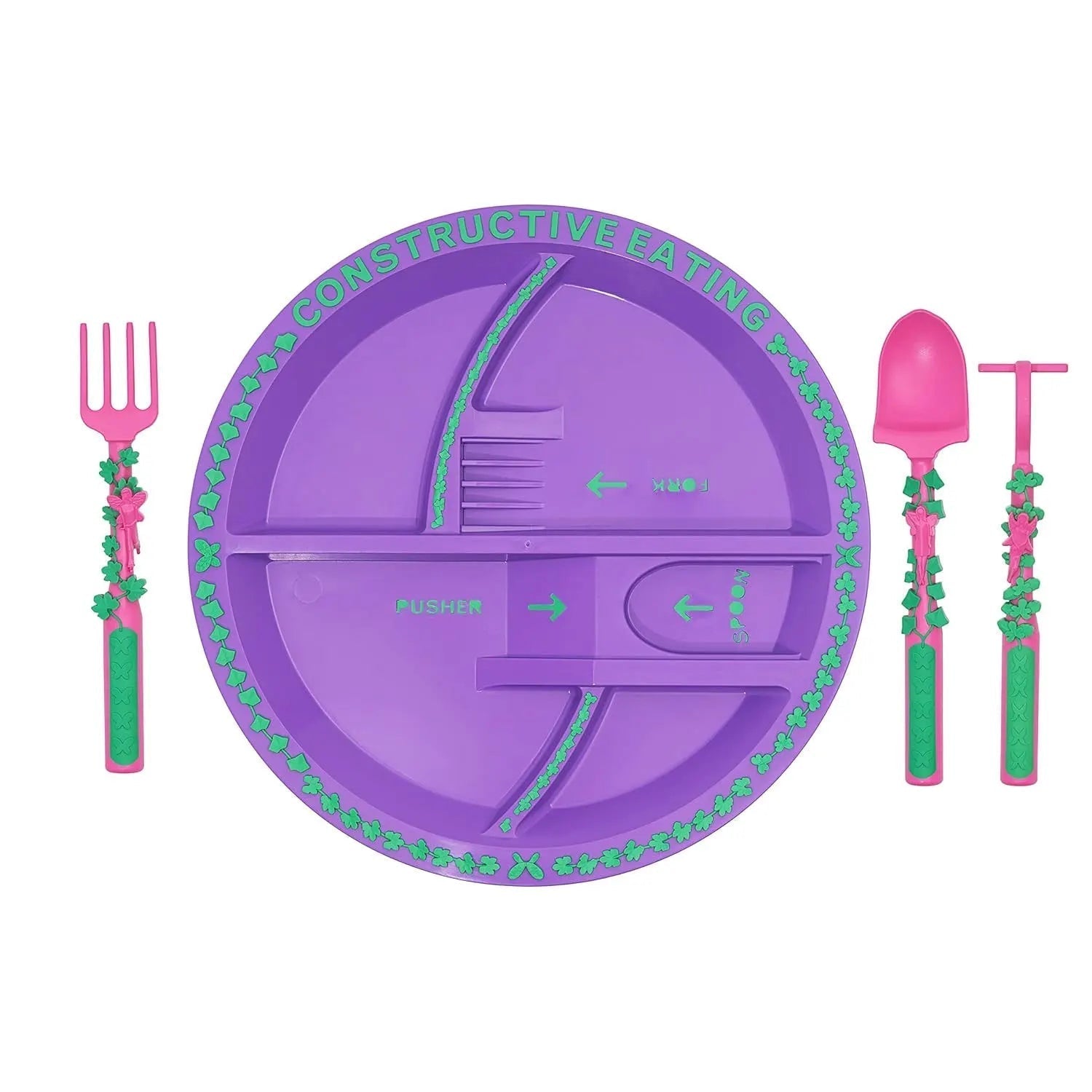 Construction Themed Kids Plate | Interactive Bulldozer Design