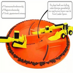 Construction Themed Kids Plate | Interactive Bulldozer Design