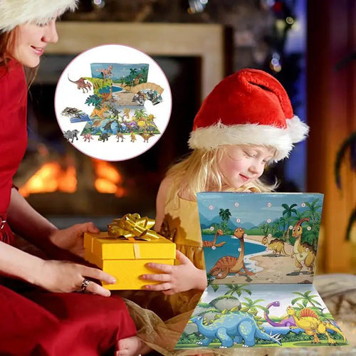 Dinosaur Advent Calendar | 24 Day Interactive Christmas Countdown