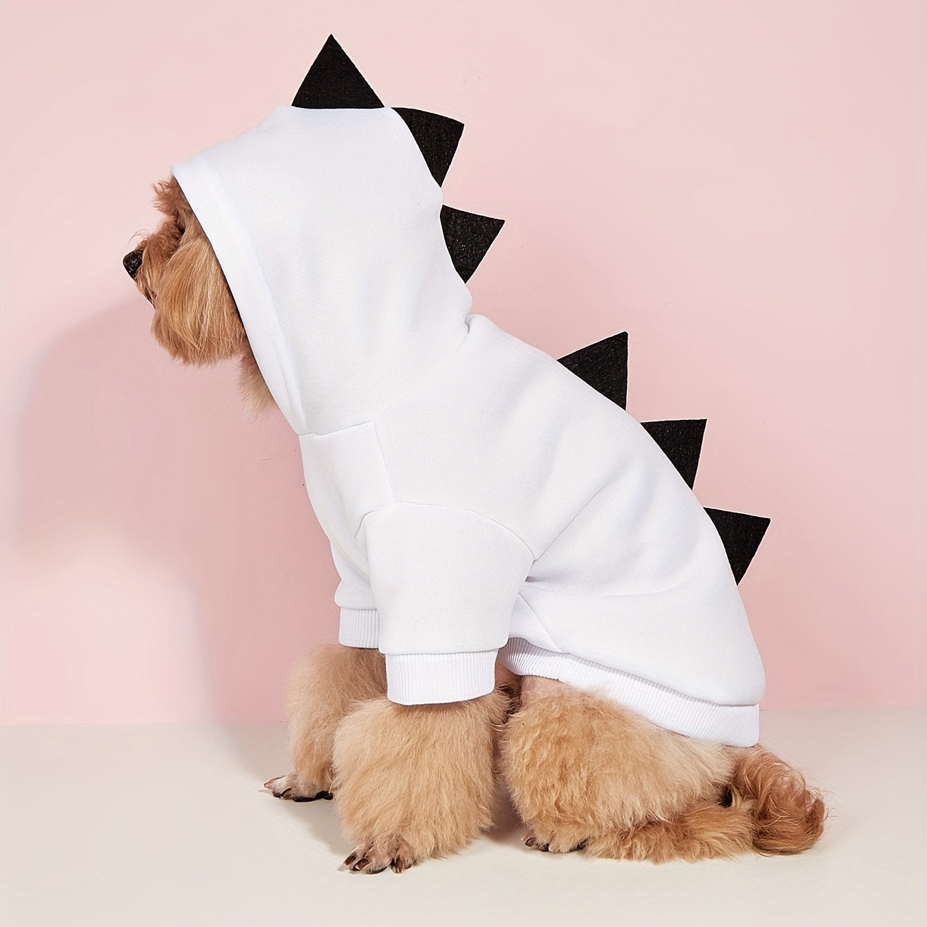 Dog Dinosaur Hoodie | Pet Halloween Costume with Spikes