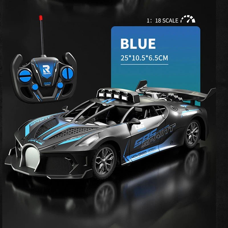 Remote Control Drift Car | 1:18 Scale RC Racing Vehicle for Kids