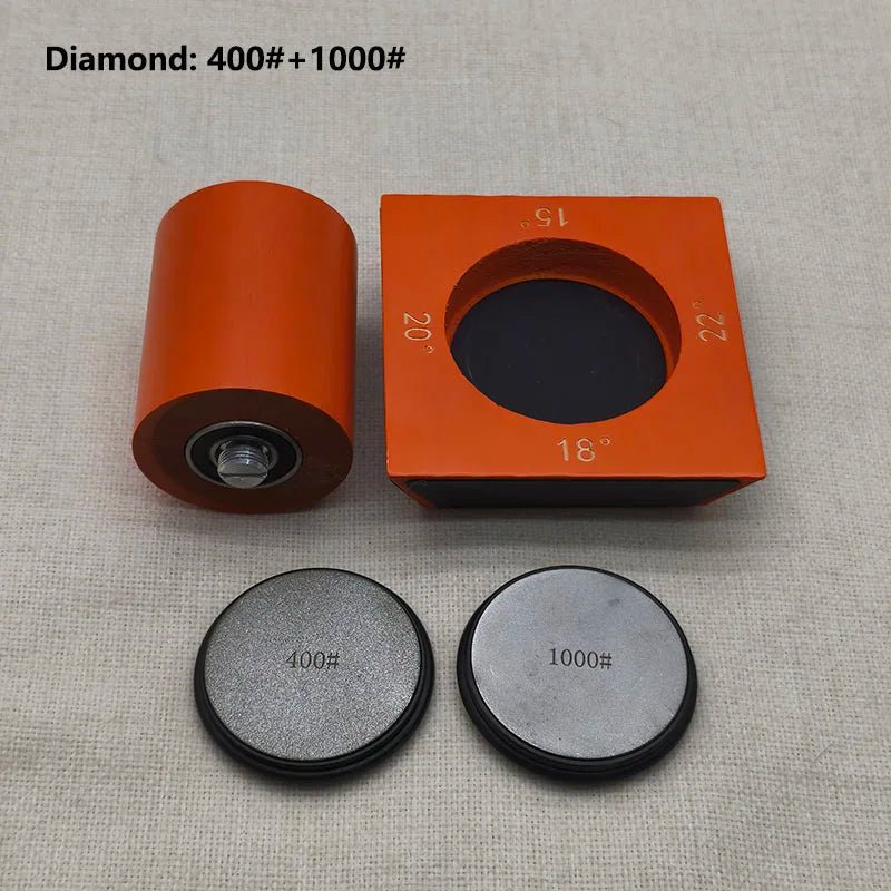 Diamond Knife Sharpener | Adjustable 4-Angle Rolling System