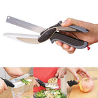 Multi-Function Kitchen Scissors | 3-in-1 Smart Cutting Board Design