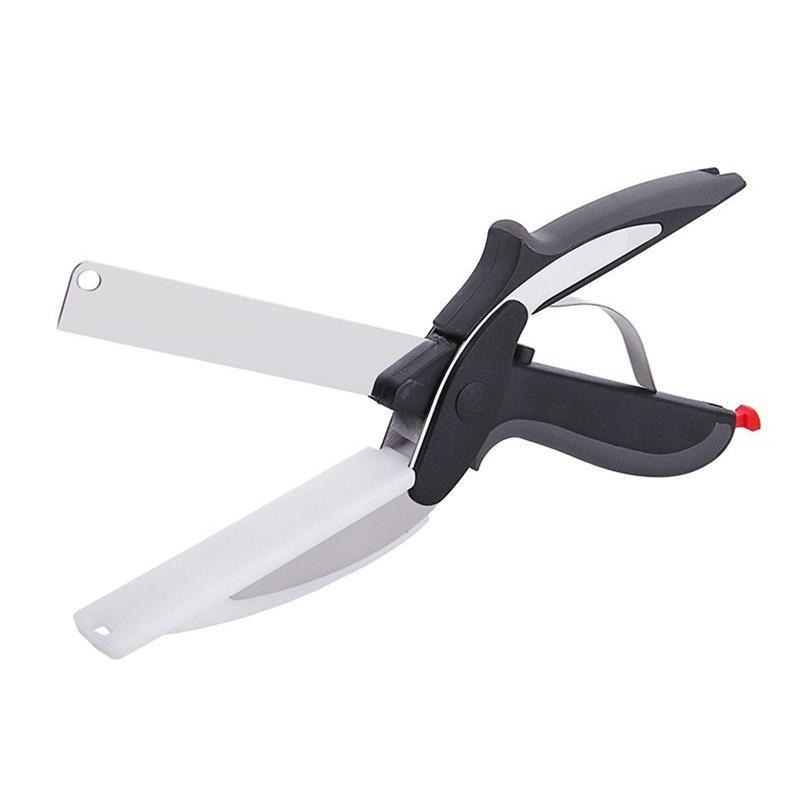 Multi-Function Kitchen Scissors | 3-in-1 Smart Cutting Board Design