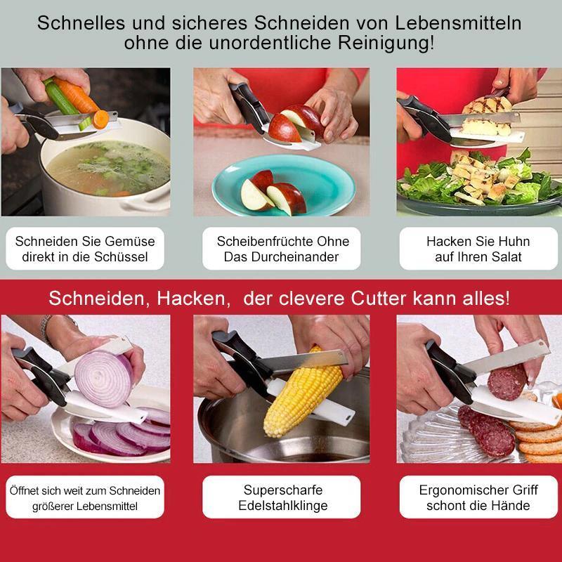 Multi-Function Kitchen Scissors | 3-in-1 Smart Cutting Board Design